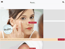 Tablet Screenshot of beautysouthafrica.com